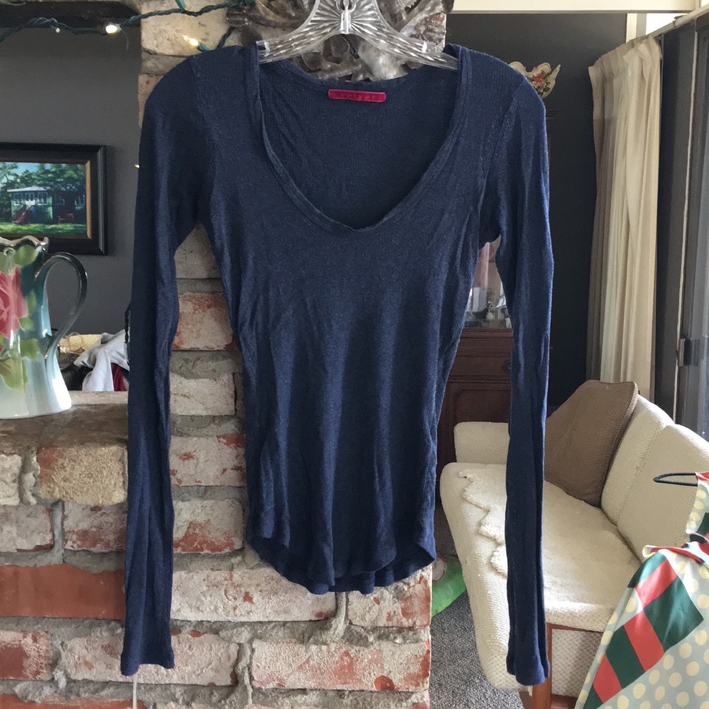 Velvet long sleeve T